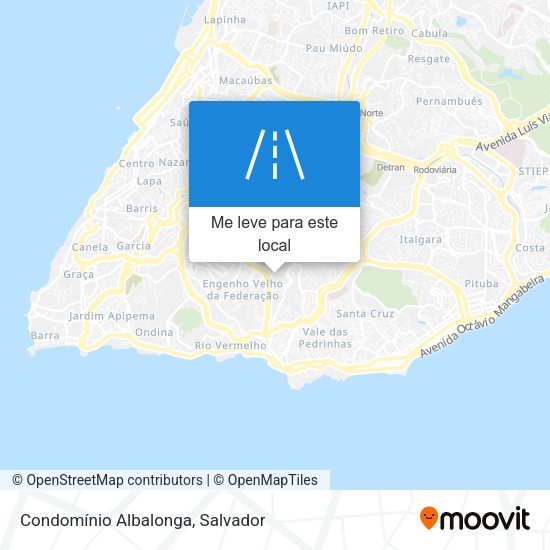 Condomínio Albalonga mapa