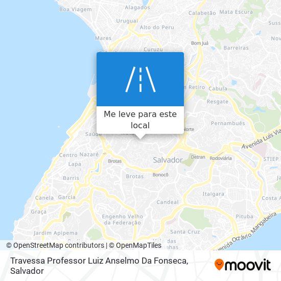 Travessa Professor Luiz Anselmo Da Fonseca mapa