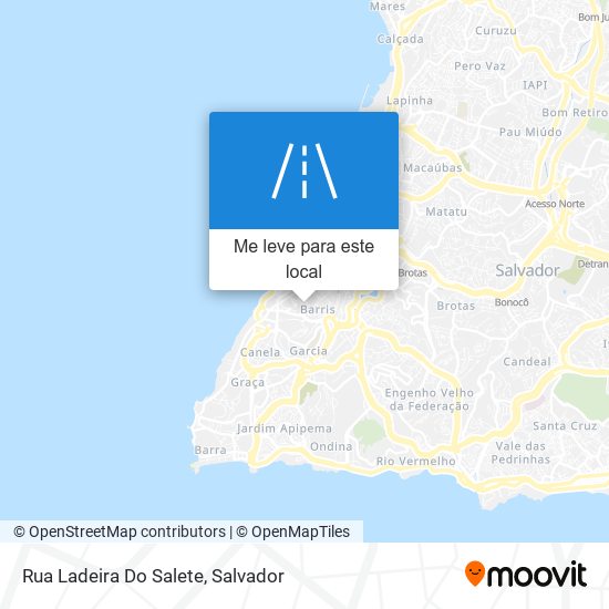 Rua Ladeira Do Salete mapa