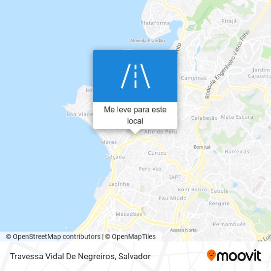 Travessa Vidal De Negreiros mapa