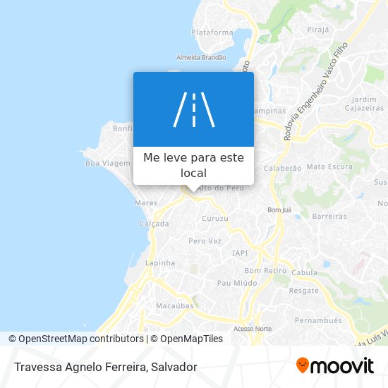 Travessa Agnelo Ferreira mapa