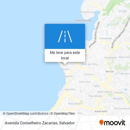 Avenida Conselheiro Zacarias mapa