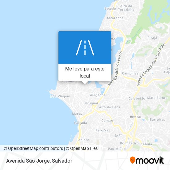 Avenida São Jorge mapa