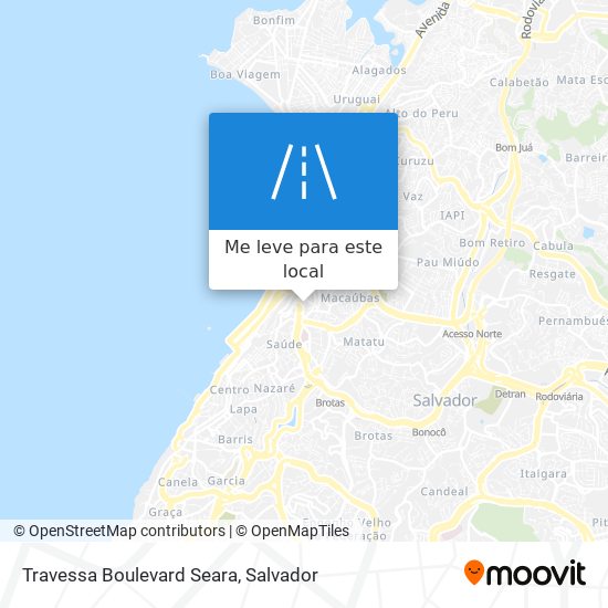 Travessa Boulevard Seara mapa