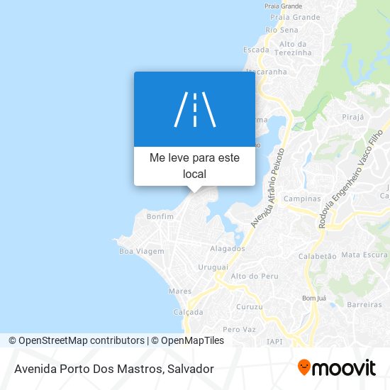 Avenida Porto Dos Mastros mapa