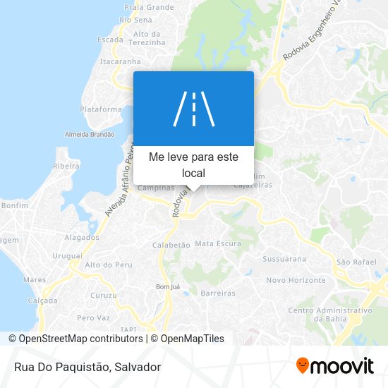 Rua Do Paquistão mapa