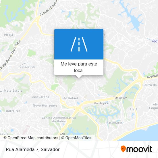 Rua Alameda 7 mapa