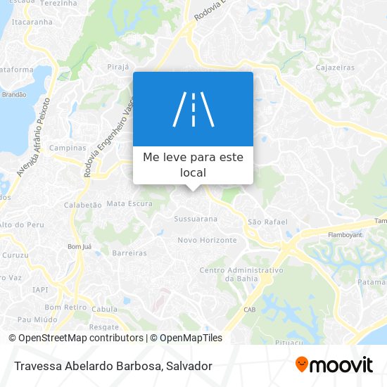 Travessa Abelardo Barbosa mapa