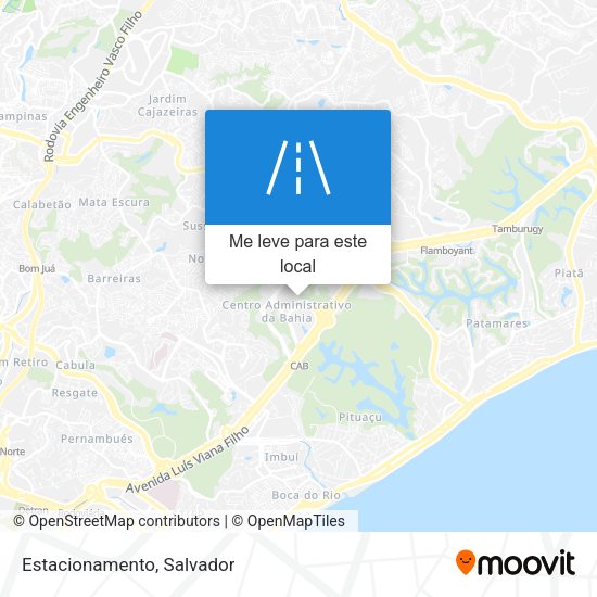 Estacionamento mapa
