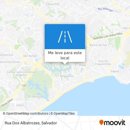 Rua Dos Albatrozes mapa