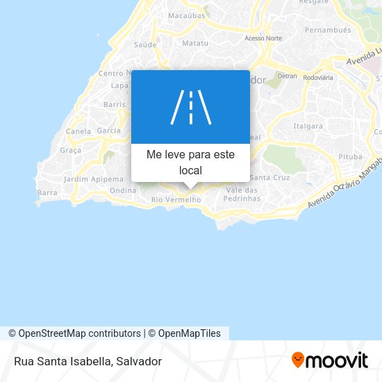 Rua Santa Isabella mapa