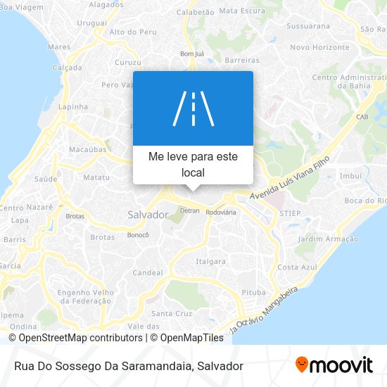 Rua Do Sossego Da Saramandaia mapa