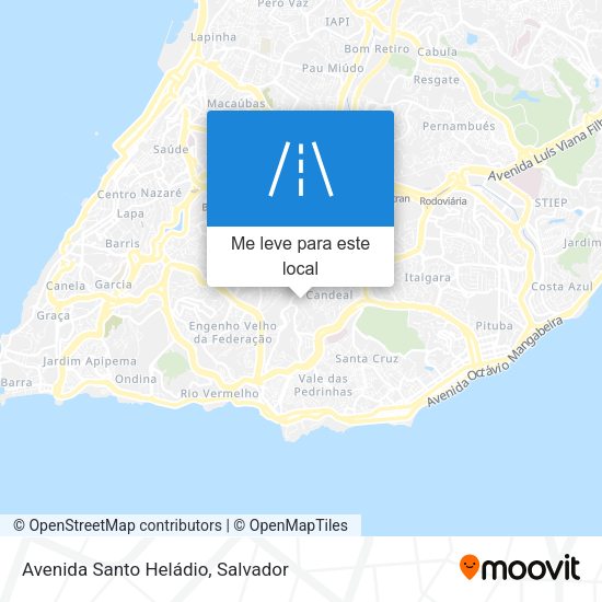 Avenida Santo Heládio mapa