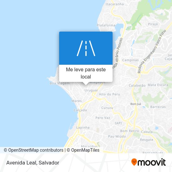 Avenida Leal mapa