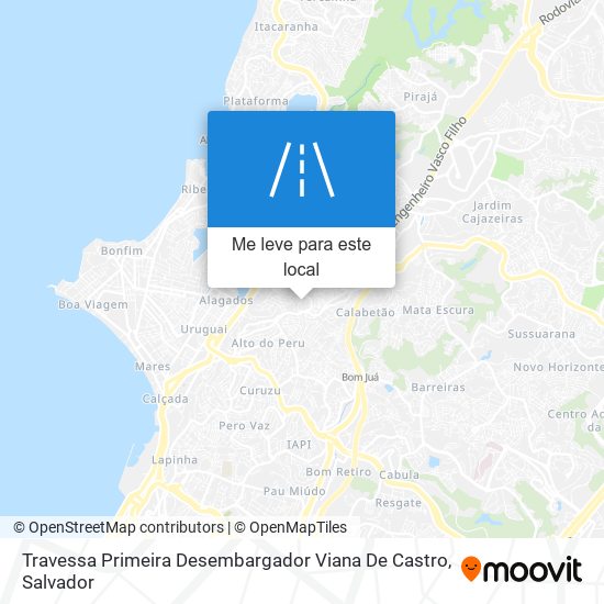 Travessa Primeira Desembargador Viana De Castro mapa