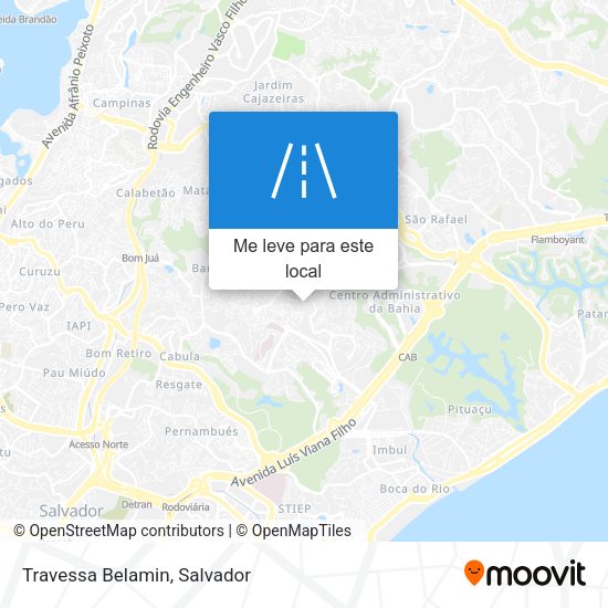 Travessa Belamin mapa