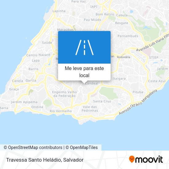 Travessa Santo Heládio mapa
