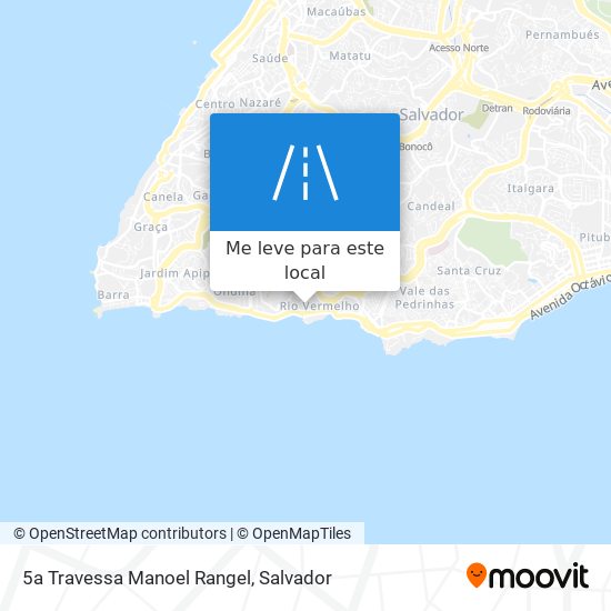 5a Travessa Manoel Rangel mapa