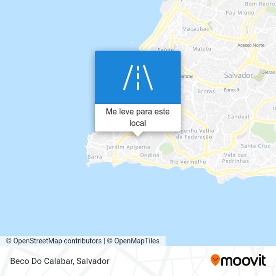 Beco Do Calabar mapa