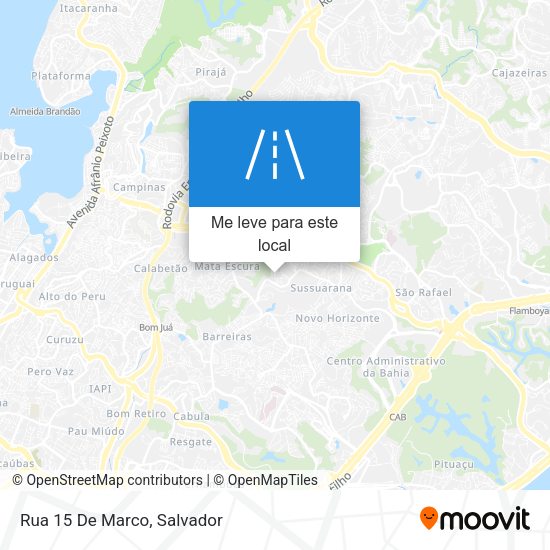 Rua 15 De Marco mapa