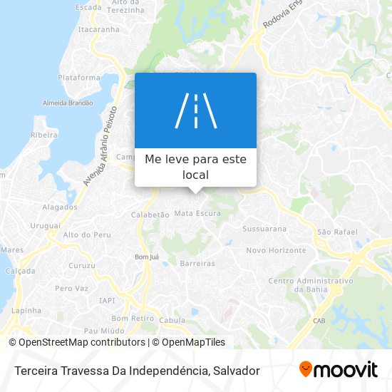 Terceira Travessa Da Independéncia mapa