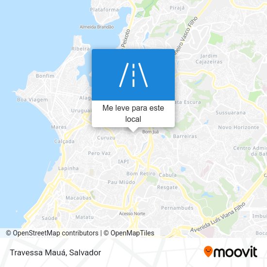 Travessa Mauá mapa