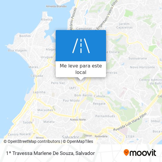 1ª Travessa Marlene De Souza mapa