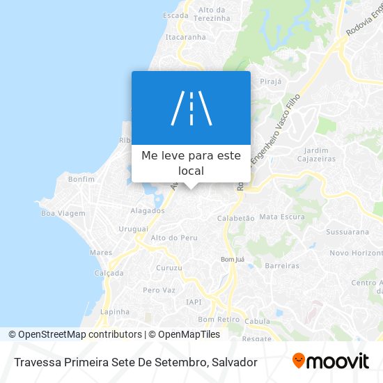 Travessa Primeira Sete De Setembro mapa