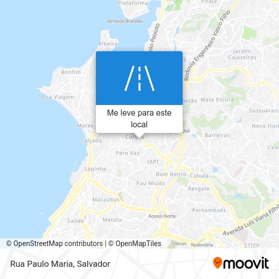 Rua Paulo Maria mapa