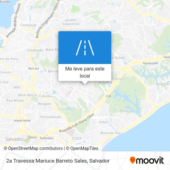 2a Travessa Mariuce Barreto Sales mapa