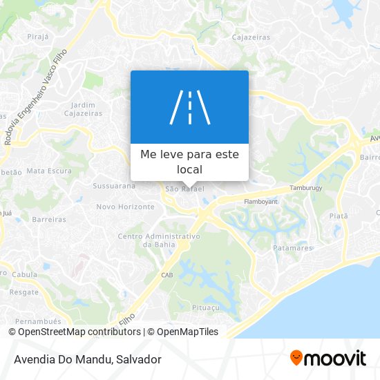 Avendia Do Mandu mapa