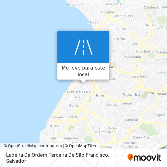 Ladeira Da Ordem Terceira De São Francisco mapa