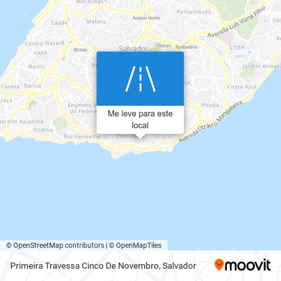 Primeira Travessa Cinco De Novembro mapa