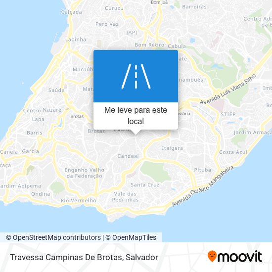 Travessa Campinas De Brotas mapa