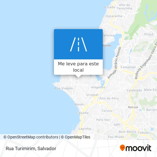 Rua Turimirim mapa