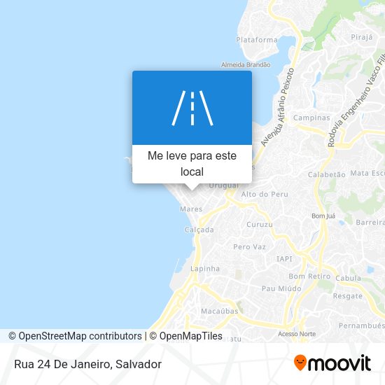 Rua 24 De Janeiro mapa