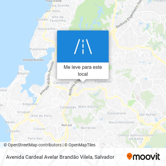 Avenida Cardeal Avelar Brandão Vilela mapa