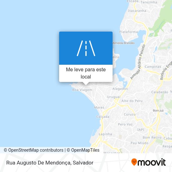 Rua Augusto De Mendonça mapa