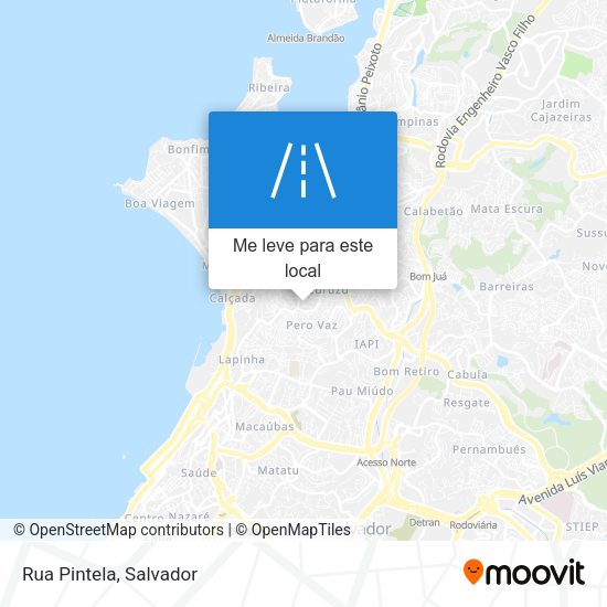 Rua Pintela mapa