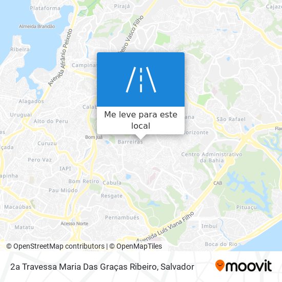 2a Travessa Maria Das Graças Ribeiro mapa