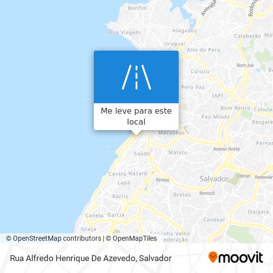 Rua Alfredo Henrique De Azevedo mapa