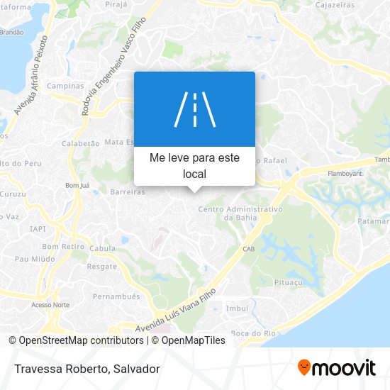 Travessa Roberto mapa