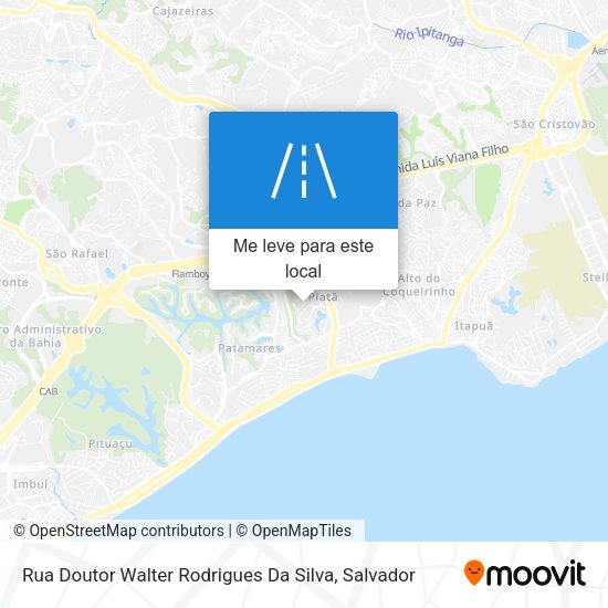 Rua Doutor Walter Rodrigues Da Silva mapa