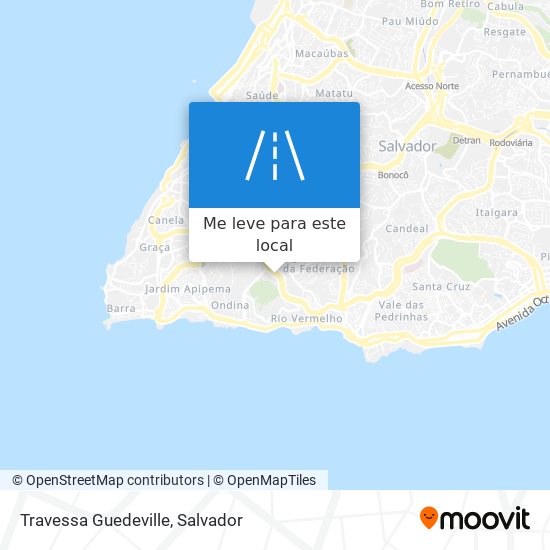 Travessa Guedeville mapa