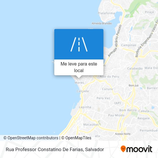 Rua Professor Constatino De Farias mapa