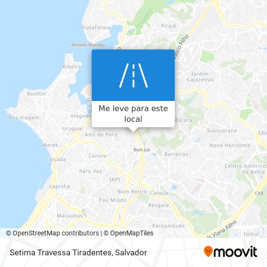 Setima Travessa Tiradentes mapa