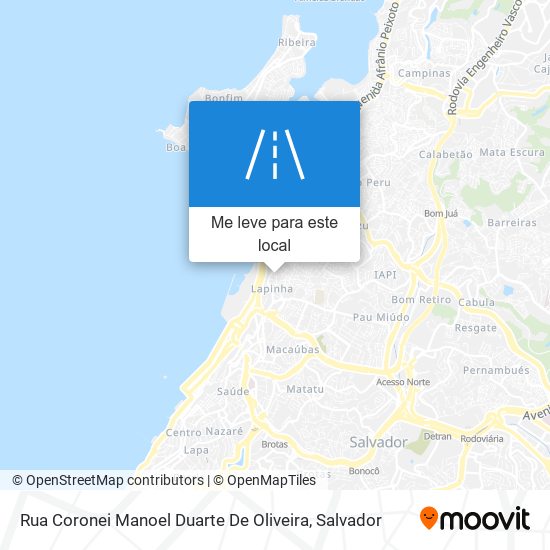 Rua Coronei Manoel Duarte De Oliveira mapa