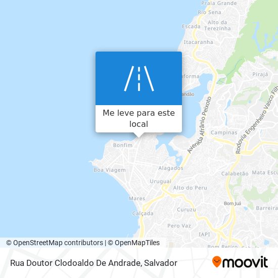 Rua Doutor Clodoaldo De Andrade mapa