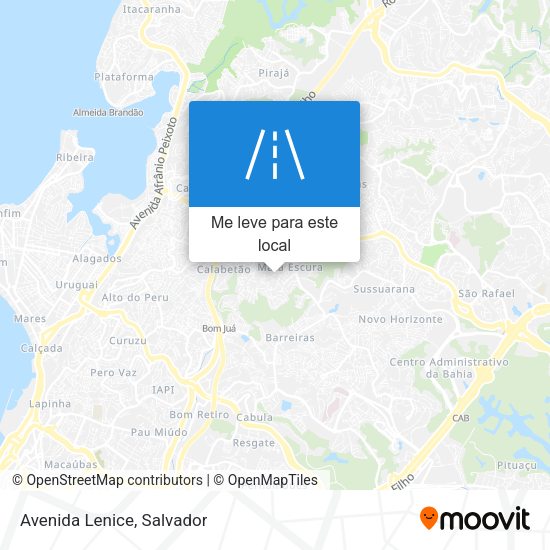 Avenida Lenice mapa
