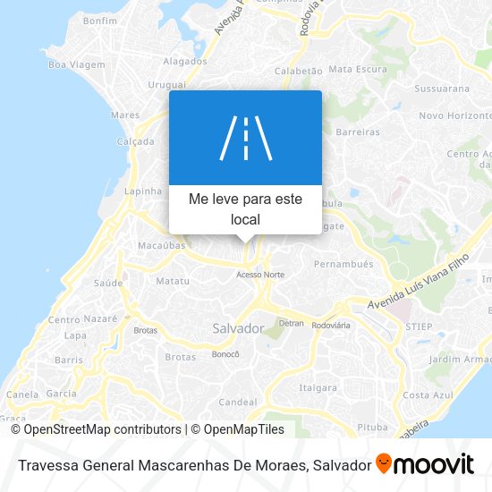 Travessa General Mascarenhas De Moraes mapa